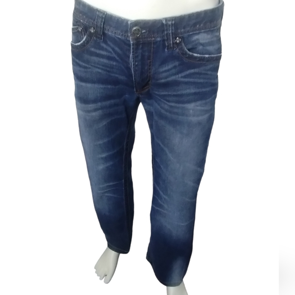 Affliction BLACK PREMIUM Distressed Grunge BLAKE relaxed Jeans Men 33 Streetwear